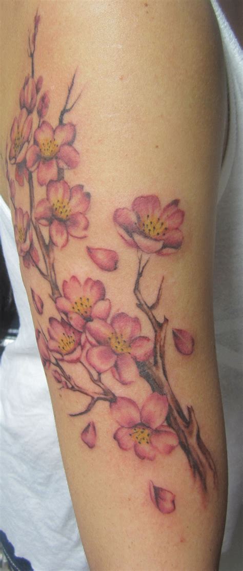 Cherry Blossom Watercolor Tattoos Ideas Yo Tattoo
