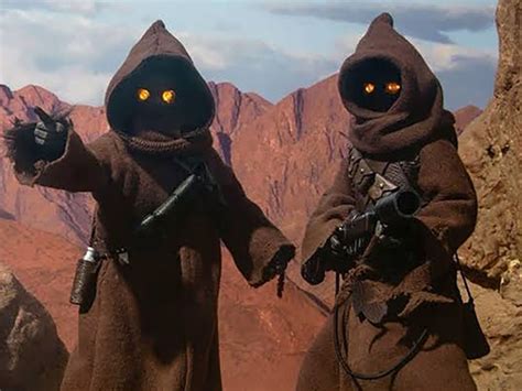 Um Star Wars Jawas Are Actually Horrifying Under Their Hoods