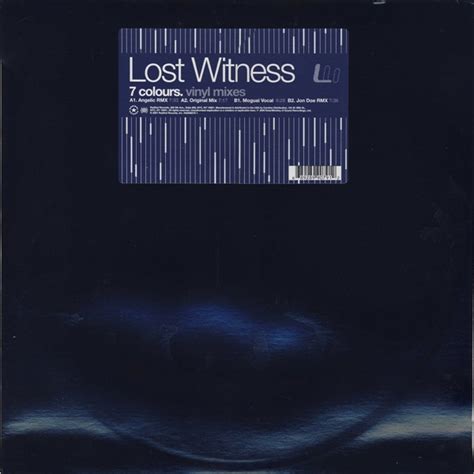 Lost Witness 7 Colours 2001 Vinyl Discogs