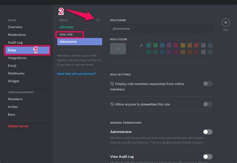 How To Do Roles And Name For Your Discord Server Youtube