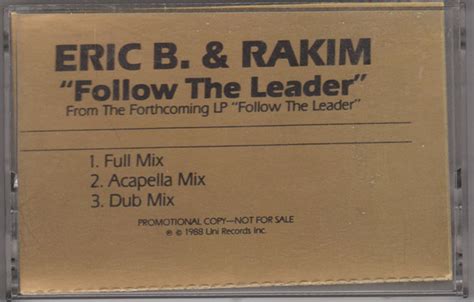Eric B And Rakim Follow The Leader 1988 Cassette Discogs