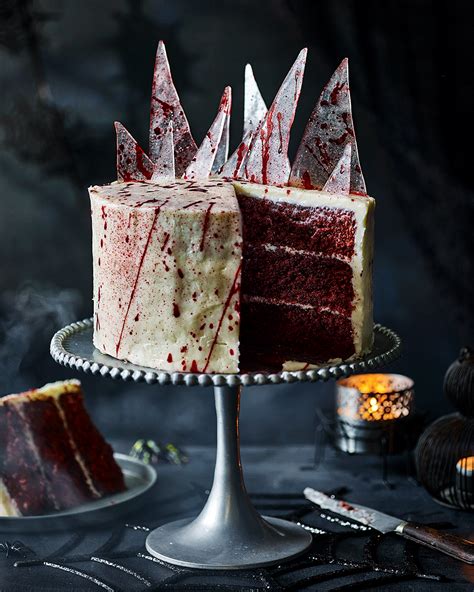 Blood Splatter Cake Recipe Delicious Magazine