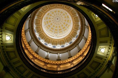 Dome Interior Of Colorado State Capitol Denver Co