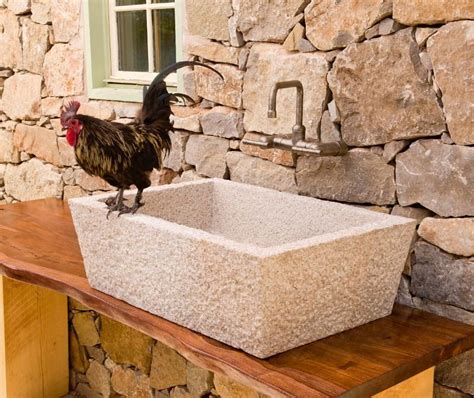 Black marble bathroom/kitchen washroom basins natural stone vessel/sinks. Image result for outside wash basin | Outdoor sinks