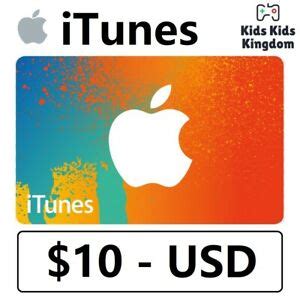 It's a perfect present, because they will be able to choose it for themselves. iTunes Gift Card $10 USD USA Apple iTunes Code 10 Dollars ...