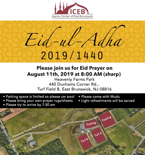 Eid Ul Adha Prayer Sunday 11th August 2019 Islamic Center Of East