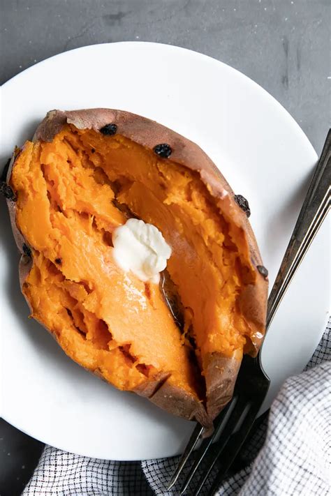Perfect Baked Sweet Potato The Forked Spoon