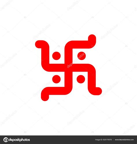 Hindu Holy Swastika Vector Symbol Red Swastika Icon Stock Vector Image By Typoindia