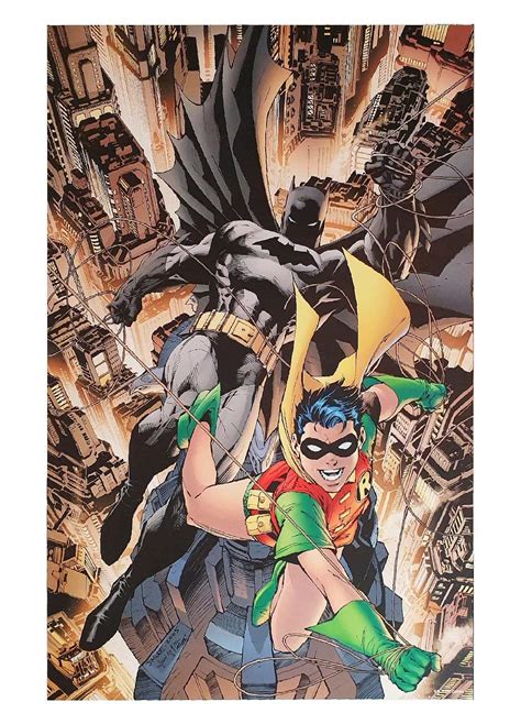 Batman And Robin By Jim Lee Print 12x16 7 Ate 9 Comics