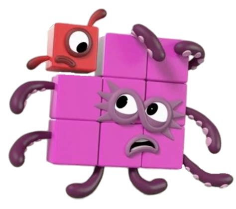 Check Out This Transparent Numberblocks Numbers 8 And 1 Png Image