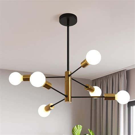 Garwarm Sputnik Chandelier Mid Century Modern Chandeliers Light Fixture