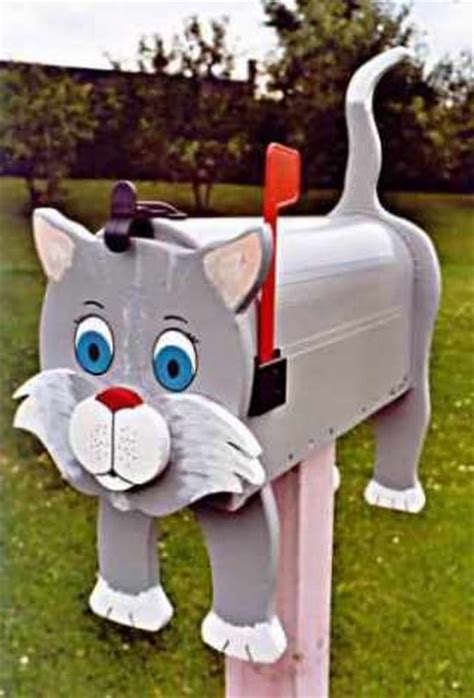 Decorative Cat Mailboxes Modern Mailboxes