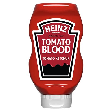 Heinz Tomato Blood Ketchup The Green Head
