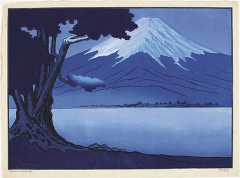 Lillian Miller Moonlight On Fujiyama Japan Japanese Art Open