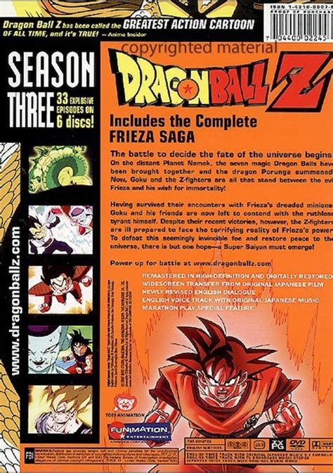 Dragon Ball Z Season 3 Dvd Dvd Empire
