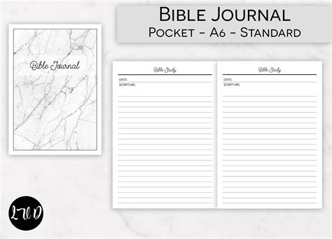 Printable Bible Study Travelers Notebook Insert Item 101