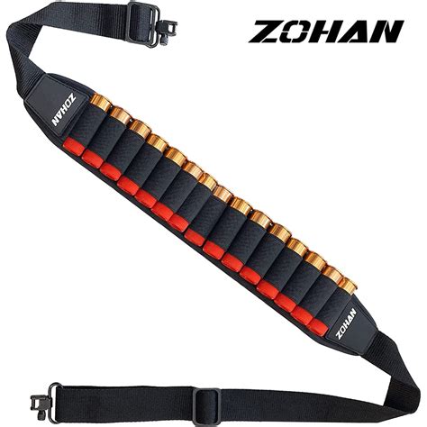 Zohan Shotgun Sling With Shell Holder For 15 Gauge Durable Rifle Sling