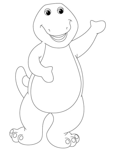 Barney Dibujos Pintando Quadro Dinosaurio Preschoollearningonline