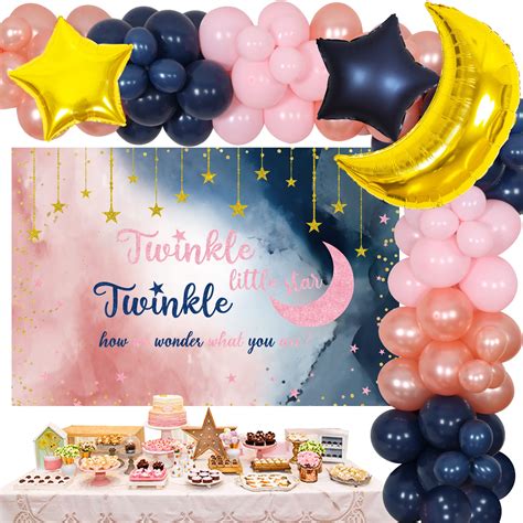 Buy Twinkle Twinkle Little Star Gender Reveal Decorations Navy Blue