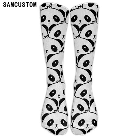 Samcustom Fashion Knee Socks Women Cotton High Over The Knee Stockings For Ladies Blow Bubbles