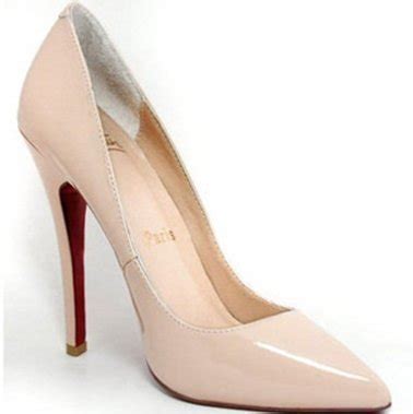 Free Shipping Ultra High Heels Naked Skin Color Red Bottom Shoes