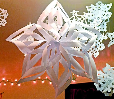 8 Pics Hanging Paper Snowflakes From Ceiling And Description Alqu Blog