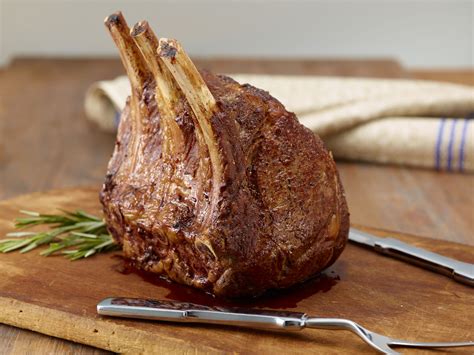 Let meat cool for a few minutes and then slice. Foolproof Standing Rib Roast from FoodNetwork.com | Rib ...