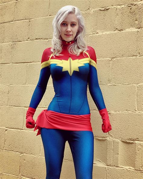 Marvel Endgame Captain Marvel Cosplay Costumes | Ms marvel cosplay, Marvel costumes, Captain marvel