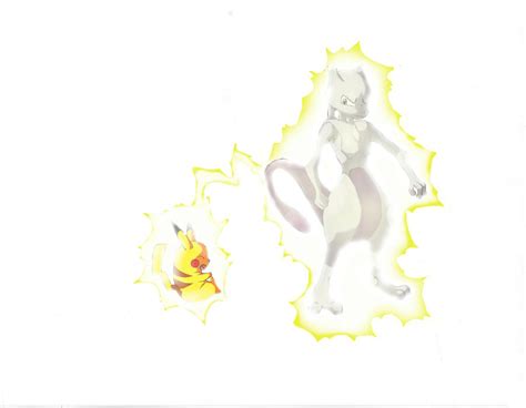 Pikachu Vs Mewtwo By Andy B123 On Deviantart