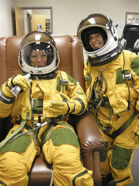 Prepping Before Flight Space Suit Space Fashion Gorgeous Ladies Of