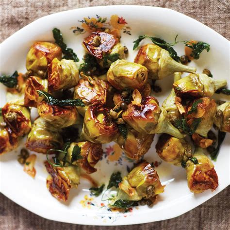 Pot Roasted Artichokes With White Wine And Capers Recipe Epicurious