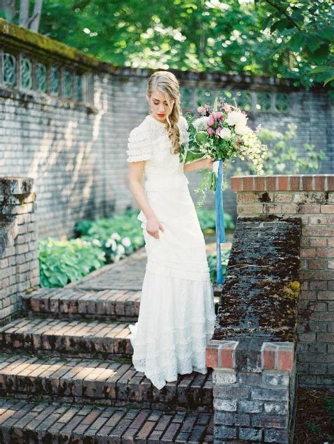 The Secret Garden Wedding Inspiration Shoot Chic Vintage Brides