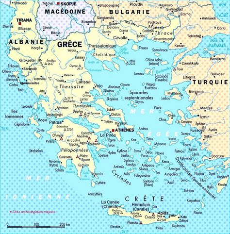 Grececarte Thessalonica Modern Day Map Modern Day Thessalonica
