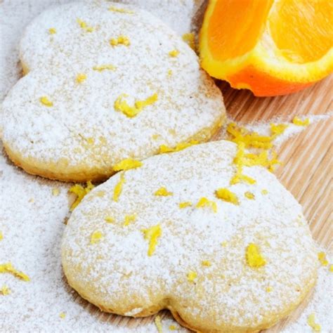 A Very Yummy Recipe For Zesty Orange Powdered Sugar Cookies Zesty