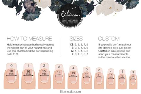 Press On Nail Instructions Printable