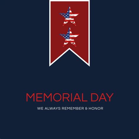 Memorial Day Template Postermywall
