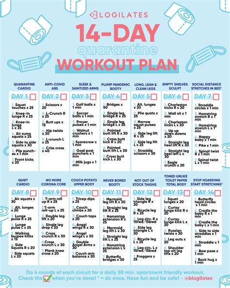 14 Day Quarantine Workout A Sip Of Starrshine