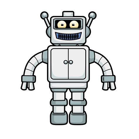 Free Cartoon Robot Vector Free Vectors