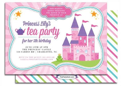 10 Princess Party Invitations Psd Ai Free And Premium Templates