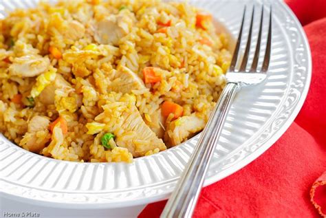 Heat the oil in a skillet over medium high heat on the stove. Chicken Fried Rice (Better Than Takeout) - Home & Plate