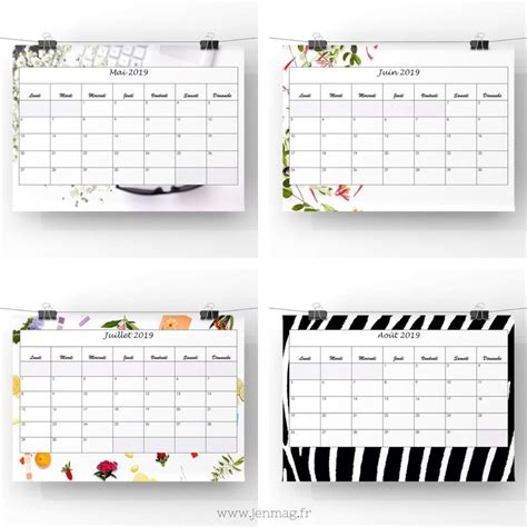 Il s'agit ici de l'ensemble des modèles de calendriers (excel et pdf) toutes versions confondues. Calendriers mensuels 2019 à imprimer | Calendriers ...