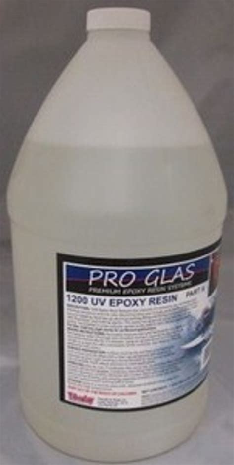Fiberlay Uv Resistant Epoxy Resin Pro Glas 1200 1 Gallon