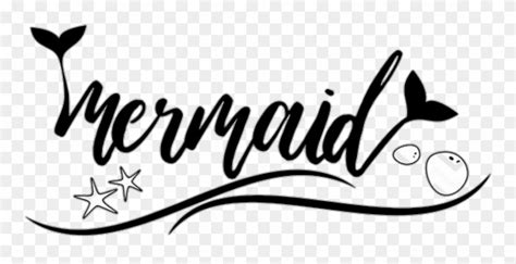Download Word Mermaid Clipart - Png Download (#3942438) - PinClipart