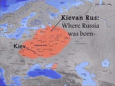 Map Of Kievan Rus Smart Quiz Wall