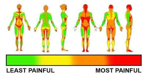 Tattoo pain chart. #tattoo #pain #pain chart #scale | •Tats• | Tattoo
