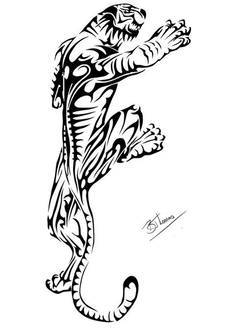Where can i get a tribal tiger tattoo? Tribal Tiger design by Badgeal on DeviantArt | Tribal ...