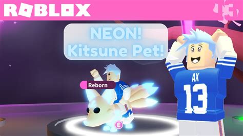 I Made A Neon Kitsune Pet In Adopt Me And Got Chased By A Creepy Panda