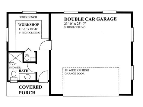 Then you need to know some of pictures to add more collection, choose one or more of these surprisingly galleries. 2-Car Garage Plans | Two-Car Garage Plan with Workshop ...