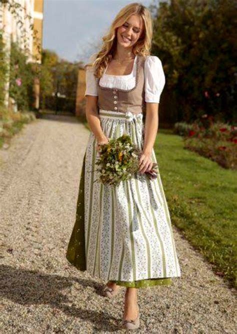 Traditional Bavarian Dirndl Charming German Dress Traditional