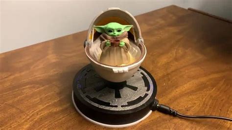 I Made A Real Floating Baby Yoda Crib Handmade Crafts Howto Diy